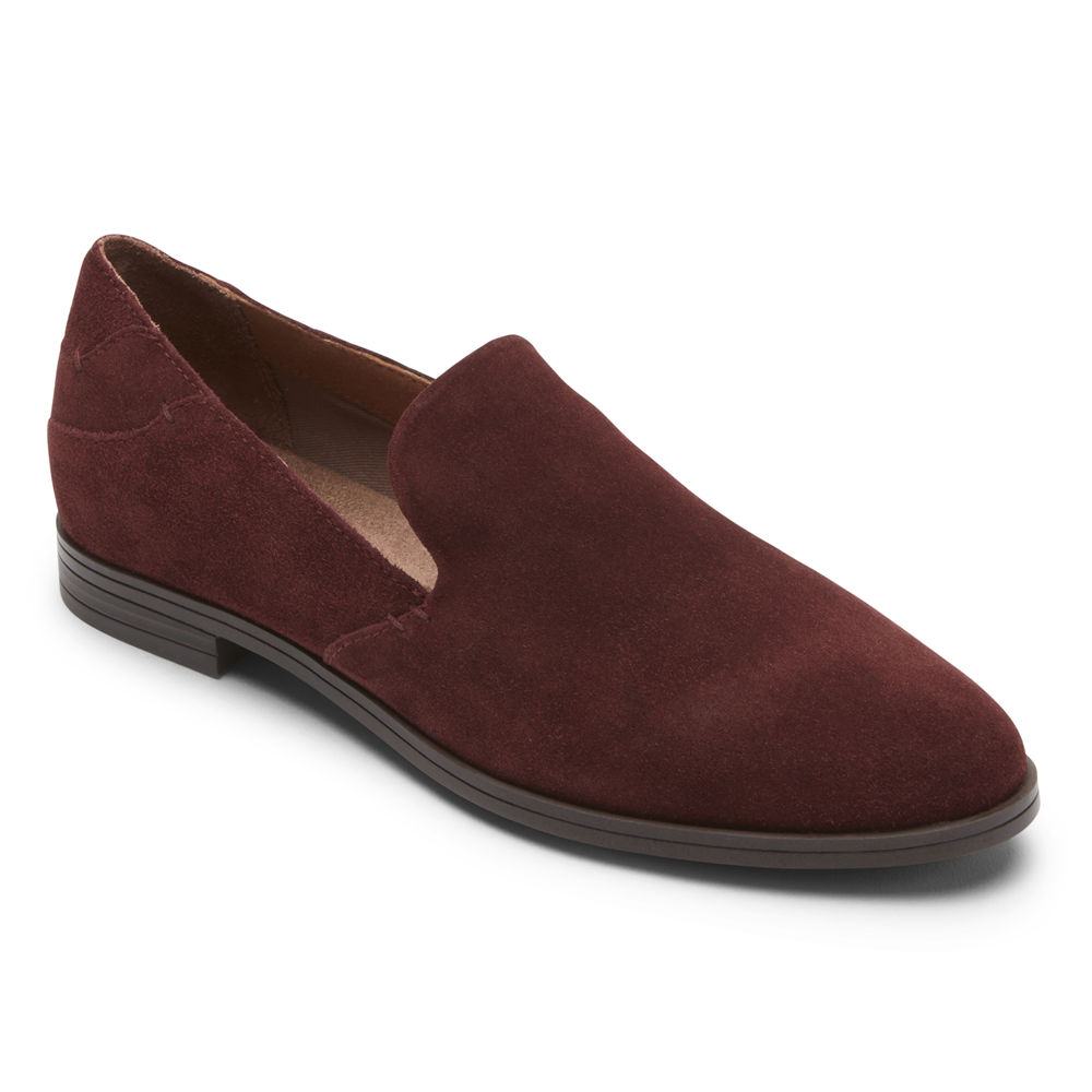 Mocassins Rockport Mulher Bordeaux - Perpetua - 93672QYUT